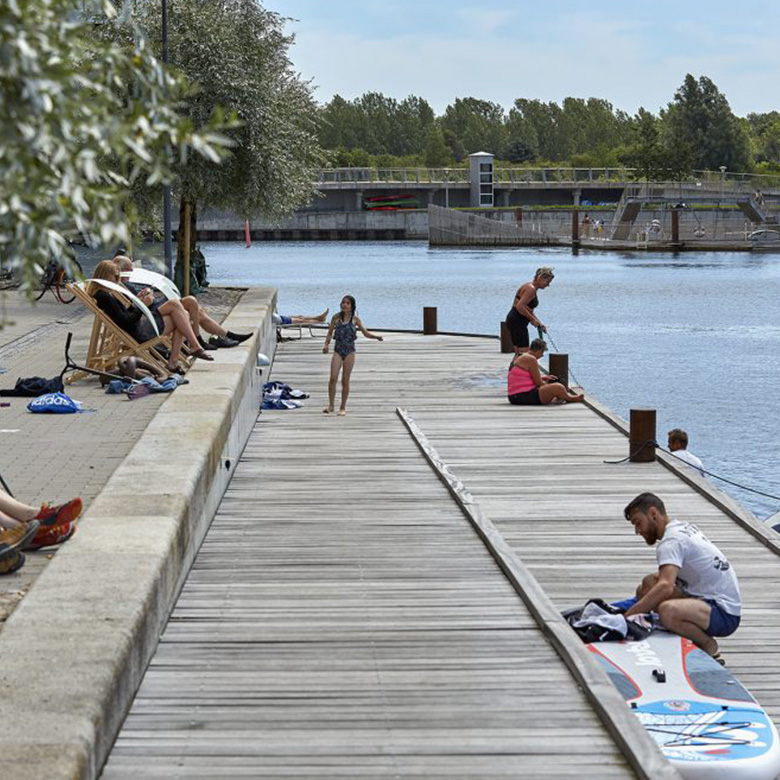 Teglværkskajen badebro