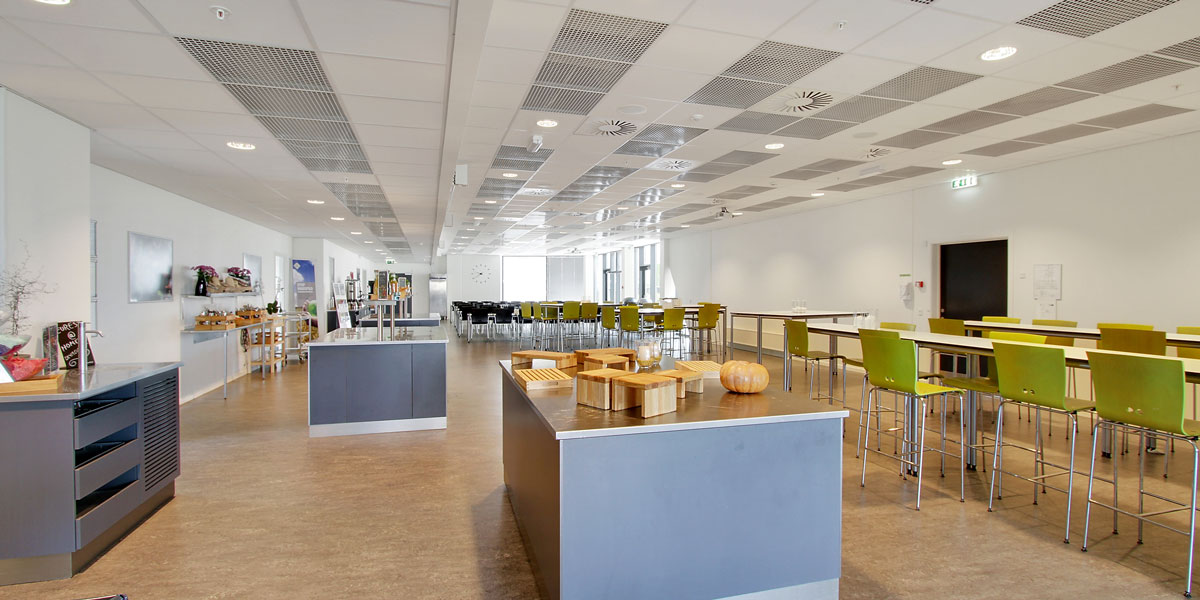 billede af buffet og kantine