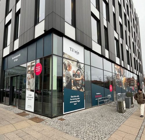 Ledigt butikslejemål Rued Langgaards Vej 2A. I ejendommen Mikado House