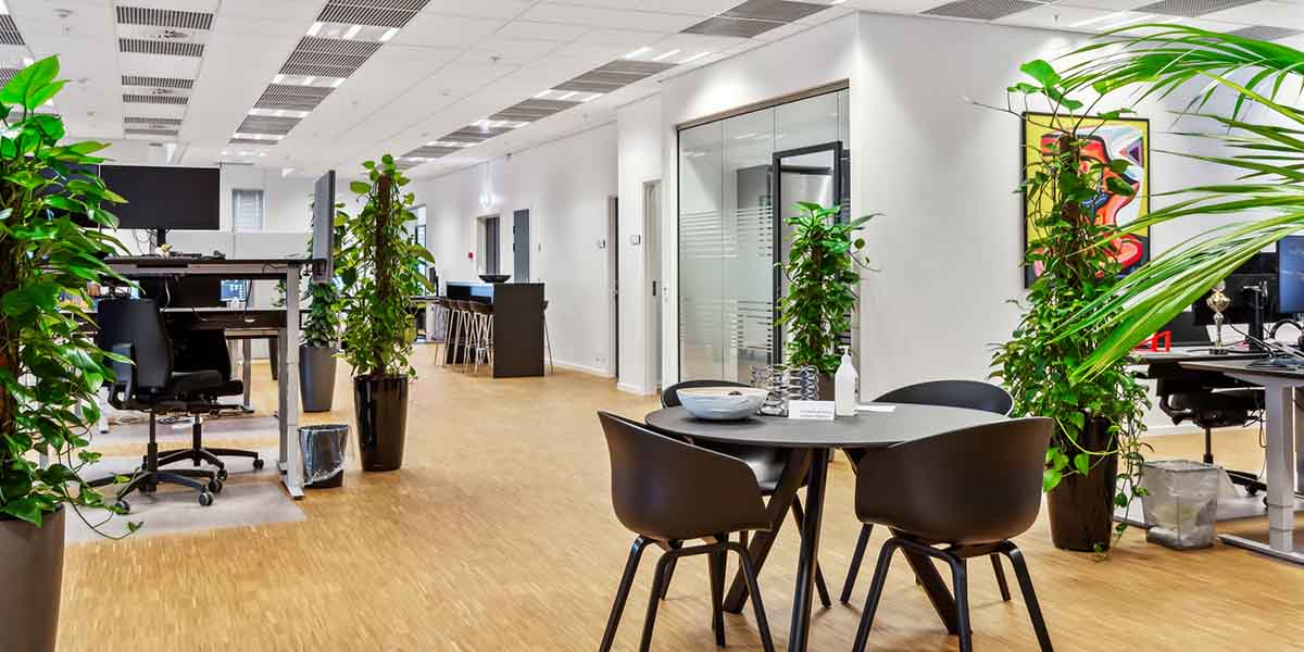 Kontoret tilhørende lejemålet