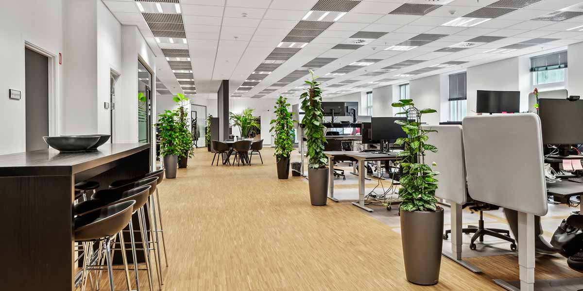 Kontoret tilhørende lejemålet