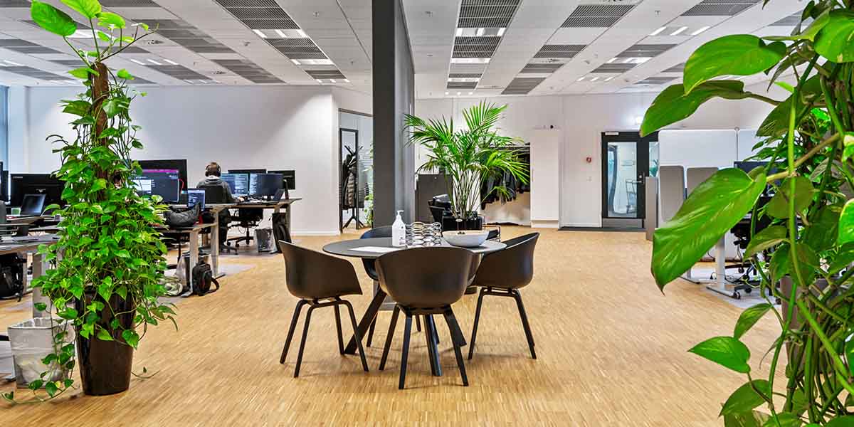 Kontoret tilhørende lejemålet