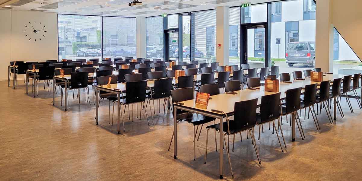 oversigt over fælles kantine