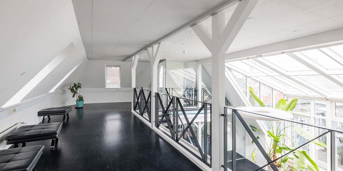 Regnbuepladsen 5, 5. sal indefra set fra hemsen