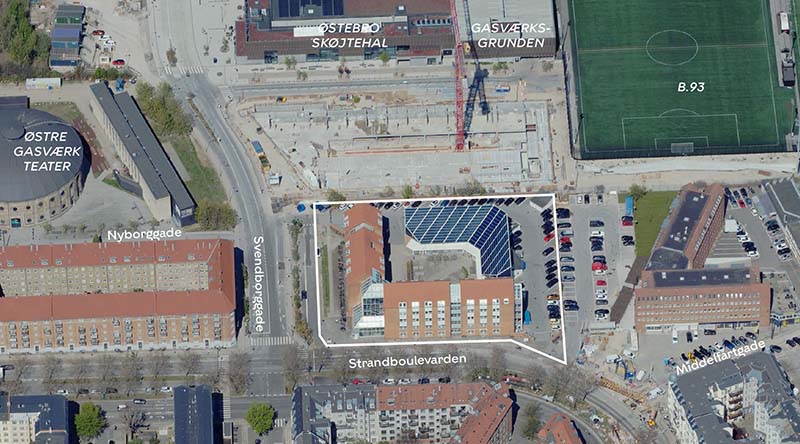 Strandboulevarden - matrikel med vejnavne