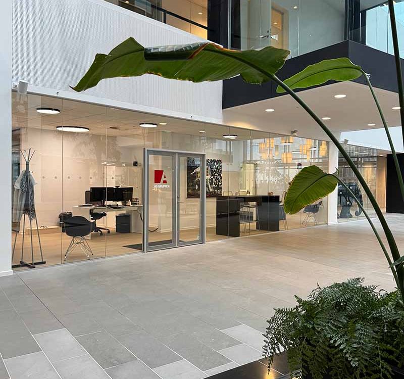 AG Gruppens lejemål i Mikado House.